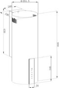 Вытяжка Korting KHC 35969 DN Cylinder фото 2 в Казани и Татарстане