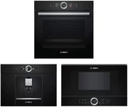 Bosch (духовой шкаф HSG636BB1 + кофемашина CTL636EB6 + микроволновая печь BFR634GB1)
