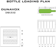 Винный шкаф Dunavox DAB-25.62DW.TO фото 3 в Казани и Татарстане