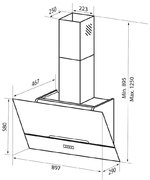 Вытяжка Zigmund Shtain K 142.9 B фото 4 в Казани и Татарстане