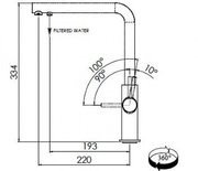 Смеситель Franke Neptune Clear Water хром фото 2 в Казани и Татарстане