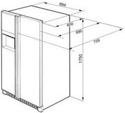 Холодильник Smeg SS55PNL1 фото 4 в Казани и Татарстане