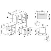 Компактный духовой шкаф с СВЧ Smeg SF4920MCN1 фото 3 в Казани и Татарстане