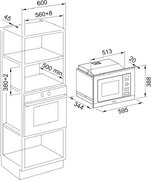 Встраиваемая микроволновая печь Franke FSL 20 MW BK фото 2 в Казани и Татарстане