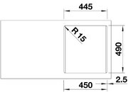 Мойка BLANCO NAYA 45 Silgranit серый беж фото 3 в Казани и Татарстане