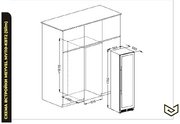 Винный шкаф Meyvel MV110-KST2 Узкий Итальянский орех (Slim) фото 3 в Казани и Татарстане