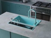 Мойка Omoikiri Kinaru Pro 86-U/I AZ azur blue матовый фото 4 в Казани и Татарстане