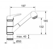 Смеситель Franke 470-1 хром/графит фото 2 в Казани и Татарстане