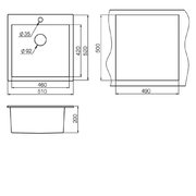 Мойка Graude QSS 50.0 серый фото 3 в Казани и Татарстане