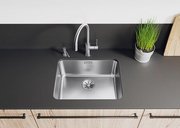 Мойка Blanco Solis 500-U нержавеющая сталь полированная клапан-автомат InFino 526122 фото 4 в Казани и Татарстане