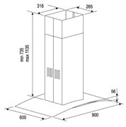 Вытяжка Kuppersberg Kaminox IS X 1HHM фото 2 в Казани и Татарстане