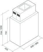 Вытяжка Falmec Laguna isola 60 (800) ECP фото 2 в Казани и Татарстане