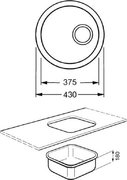 Мойка Смег BST103P фото 2 в Казани и Татарстане Мойка Smeg BST103P фото 2 в Казани и Татарстане