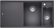 Мойка Blanco AXIA III 6 S чаша справа, доска стекло клапан-автомат InFino® темная скала