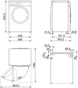 Стиральная машина Smeg WM3T84RU фото 4 в Казани и Татарстане