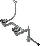 Арматура для полуторачашевых моек с прямоугольным переливом Омойкири WK-1.5-IN фото в Казани и Татарстане Арматура для полуторачашевых моек с прямоугольным переливом Omoikiri WK-1.5-IN фото в Казани и Татарстане