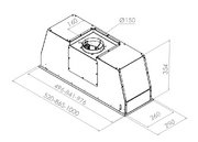 Вытяжка Pando PRO/52 INOX V. 830 фото 3 в Казани и Татарстане