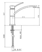 Смеситель Смег ME6AV фото 2 в Казани и Татарстане Смеситель Smeg ME6AV фото 2 в Казани и Татарстане