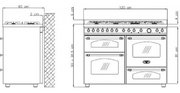 Варочный центр Lofra P126SMFE+MF/2Ci фото 4 в Казани и Татарстане