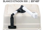 Мойка Blanco ETAGON 500-U PuraPlus глянцевая магнолия клапан-автомат InFino 525150 фото 3 в Казани и Татарстане