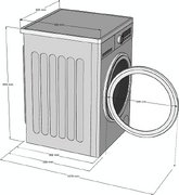 Стирально-сушильная машина Korting KWD 60DS12106 фото 3 в Казани и Татарстане