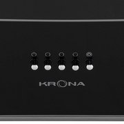 Вытяжка KRONA INGA 600 inox/black push button фото 4 в Казани и Татарстане