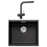 Blanco (мойка SUBLINE 500-U SILGRANIT + FONTAS-S II SILGRANIT антрацит)