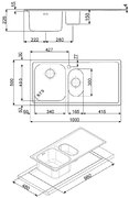 Мойка Смег LEH102D фото 4 в Казани и Татарстане Мойка Smeg LEH102D фото 4 в Казани и Татарстане