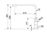 Смеситель Franke Quantum хром фото 3 в Казани и Татарстане