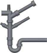 Отводная арматура для измельчителя Omoikiri NA-01 Отводная арматура для измельчителя Omoikiri NA-01