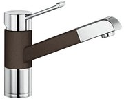 Смеситель Blanco Zenos-S chrome/Silgranit кофе фото в Казани и Татарстане