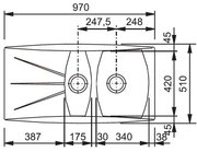 Мойка Franke MIG 651 серый фото 3 в Казани и Татарстане
