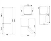 Холодильник Smeg FC182PBNEM фото 3 в Казани и Татарстане