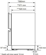 Встраиваемый под столешницу конвертируемый холодильник Signature Kitchen Suite SKSUD2402E фото 4 в Казани и Татарстане