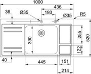 Мойка Франке LAX 211-W-45 фото 2 в Казани и Татарстане Мойка Franke LAX 211-W-45 фото 2 в Казани и Татарстане