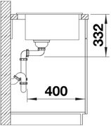 Мойка BLANCO NAYA 45 Silgranit кофе фото 4 в Казани и Татарстане