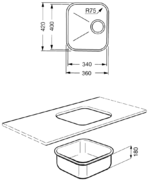 Мойка Смег UM34RA2 фото 2 в Казани и Татарстане Мойка Smeg UM34RA2 фото 2 в Казани и Татарстане