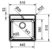 Мойка Franke BCX 610-51 TL сталь фото 2 в Казани и Татарстане