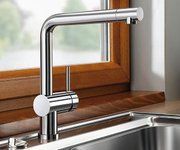 Смеситель Бланко Linus нержавеющая сталь полированная фото 3 в Казани и Татарстане Смеситель Blanco Linus нержавеющая сталь полированная фото 3 в Казани и Татарстане