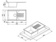 Мойка Смег LSEQ861P фото 2 в Казани и Татарстане Мойка Smeg LSEQ861P фото 2 в Казани и Татарстане