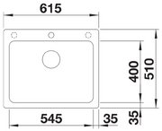Мойка BLANCO NAYA 6 Silgranit кофе фото 2 в Казани и Татарстане