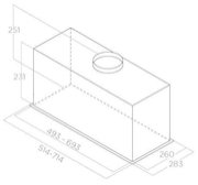 Встраиваемая вытяжка Elica FOLD GR/A/72 фото 4 в Казани и Татарстане