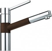 Смеситель Franke Landy 350 выдвижной шланг хром/шоколад