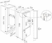 Встраиваемый холодильник Kuppersbusch FKGF 8851.0i фото 2 в Казани и Татарстане