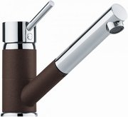 Смеситель Franke Sinta выдвижной шланг хром/шоколад Смеситель Franke Sinta выдвижной шланг хром/шоколад