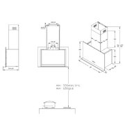 Вертикальная вытяжка Korting KHC 65330 GN фото 4 в Казани и Татарстане