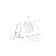 Встраиваемая вытяжка Pando PRO/52 INOX V.850 SEC фото 2 в Казани и Татарстане