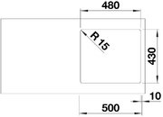 Мойка BLANCO SOLIS 450-IF нержавеющая сталь фото 4 в Казани и Татарстане
