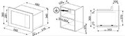 Встраиваемая микроволновая печь Smeg FMI320X2 фото 3 в Казани и Татарстане