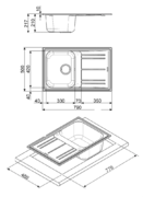 Мойка Смег LZ791A2 фото 2 в Казани и Татарстане Мойка Smeg LZ791A2 фото 2 в Казани и Татарстане